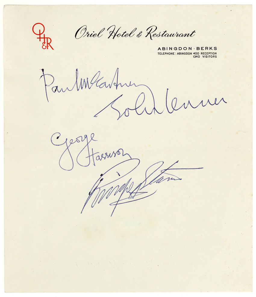 Handwritten Lennon lyrics to be sold in NYC – Delco Times