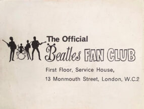 FAN CLUB CARD Back