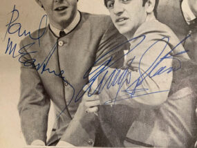 FAN CLUB CARD Paul McCartney Ringo Starr