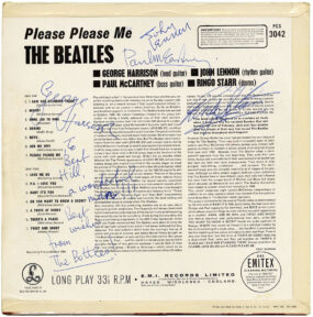 Please Please Me STEREO Back copy