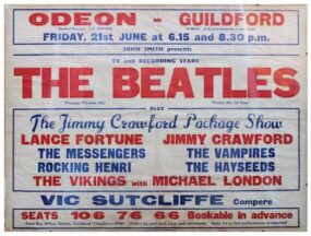 000862 - The Beatles Concert Poster Odeon Guilford 21st June 196