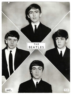 PH10. A Gorgeous Valex Promotional Photograph Signed Beautifully By The Beatles