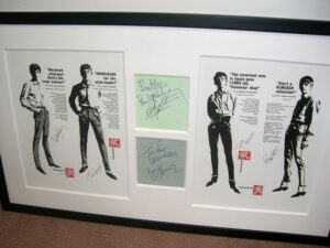 AP3. A Set Of Beatles Autographs On Two Pages
