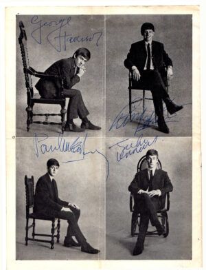 CP4.  Fully Signed "The Beatles Show" Program From September 1963