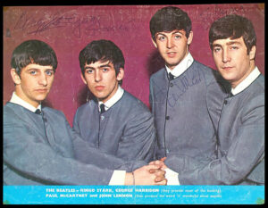 PH3. A Color Magazine Photo Signed By The Beatles