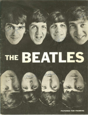 SI1. A Fan Magazine Signed By The Beatles Before Their Historic Shea Stadium Concert