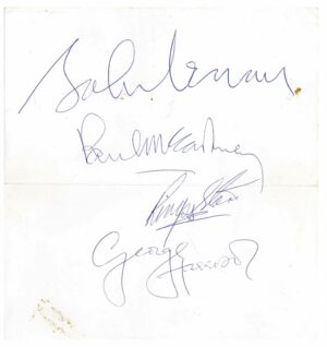 SI36. A Stunning Set Of Autographs Obtained During the Filming Of “Magical Mystery Tour”