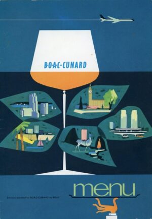 SI40. An Incredibly Rare B.O.A.C. Beatles Bahamas Special Flight Menu, Signed Beautifully By All On The Way To Film "HELP!"
