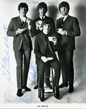 PH2. A Photograph Signed The Day The Beatles Met Elvis
