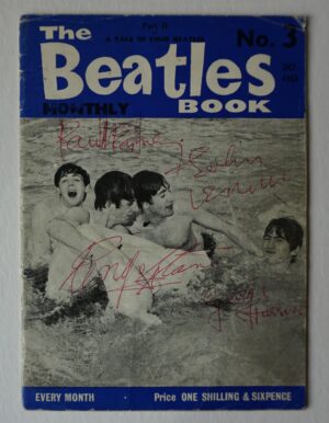 SI10. A Rare Autographed “Beatles Monthly” Magazine: Issue Number 3