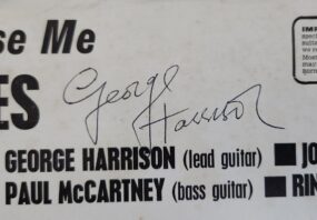 The George Harrison autograph.