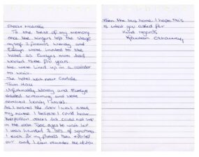 Included letter with details of the signed of this autograph set.