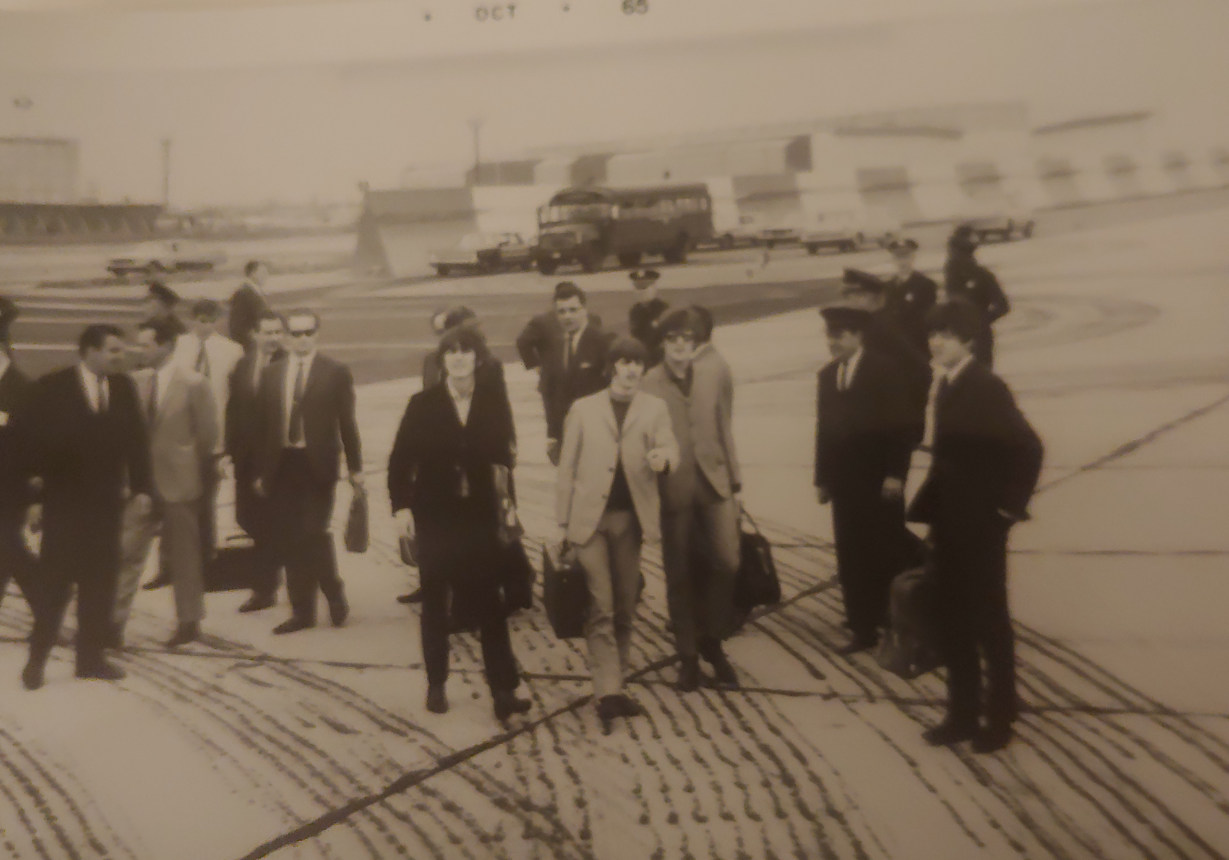 The Beatles At J.F.K. Airport on August 13, 1965 The Beatles At J.F.K. Airport on August 13, 1965